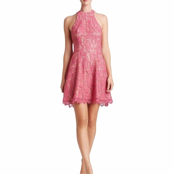 Dress the Population Angie Lace Fit & Flare Dress - Picture 2 of 16